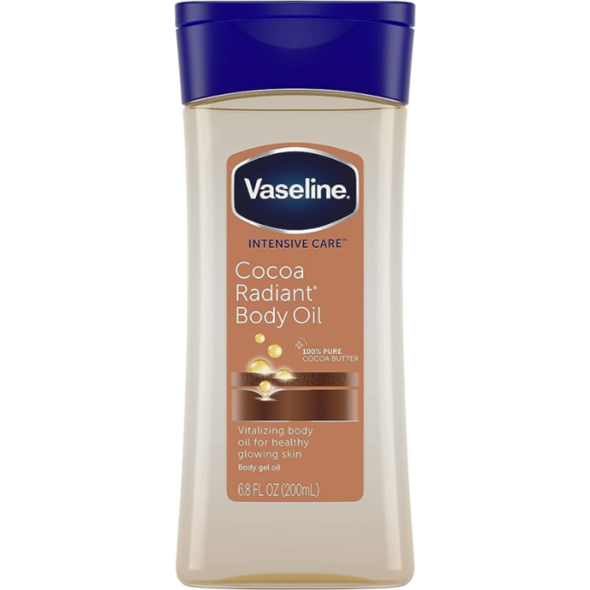 Vaseline Cocoa Radiant Body Oil Blue 150cedis